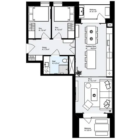 Modern And Central Apartment With Parking Spot Apartamento